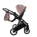 Junama Space Velur 02 Pink Bērnu rati 3in1
