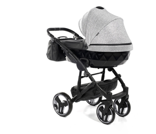 Junama Superstar 01 Silver Bērnu rati 2in1