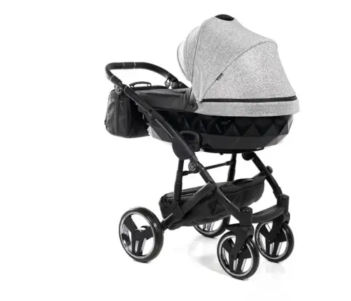 Junama Superstar 01 Silver Bērnu rati 3in1