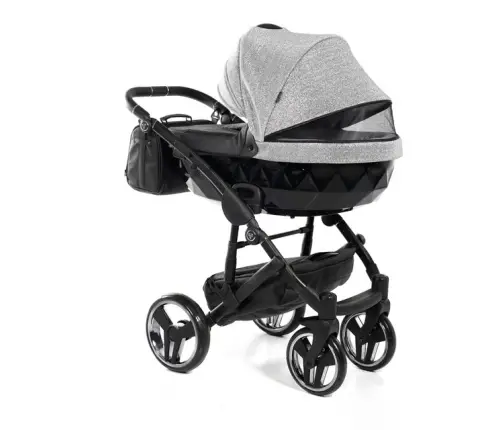 Junama Superstar 01 Silver Bērnu rati 3in1