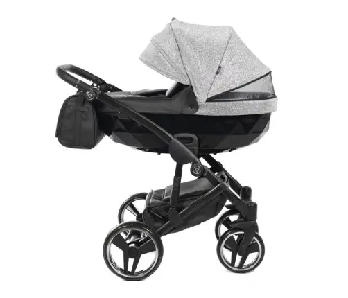 Junama Superstar 01 Silver Bērnu rati 3in1