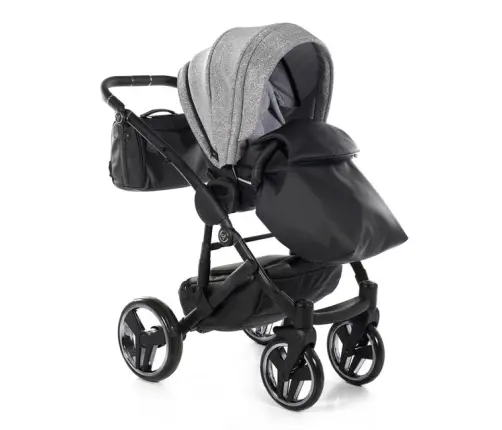 Junama Superstar 01 Silver Bērnu rati 3in1