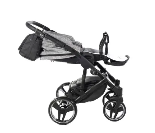 Junama Superstar 01 Silver Bērnu rati 3in1