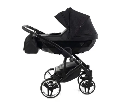 Junama Superstar 03 Black Bērnu rati 2in1
