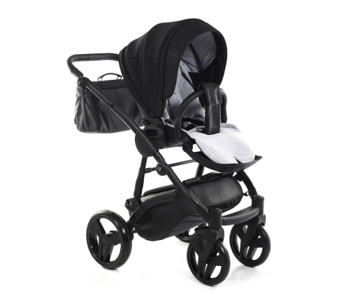Junama Superstar 03 Black Bērnu rati 3in1