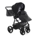 Junama Superstar 03 Black Bērnu rati 3in1