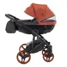Junama Superstar 04 Red black Bērnu rati 3in1