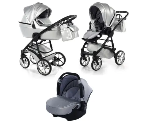 Junama Termo Line Eco 01 Silver Bērnu rati 3in1