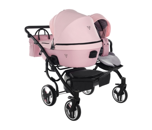 Junama Termo Line Mix Duo 03 Pink Dvīņu rati 2in1
