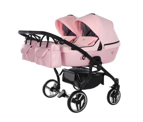 Junama Termo Line Mix Duo 03 Pink Dvīņu rati 2in1