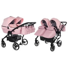 Junama Termo Line Mix Duo 03 Pink Dvīņu rati 2in1