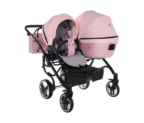Junama Termo Line Mix Duo 03 Pink Dvīņu rati 3in1