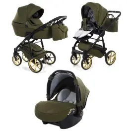 Junama Termo Line Tex 03 Olive Bērnu rati 3in1