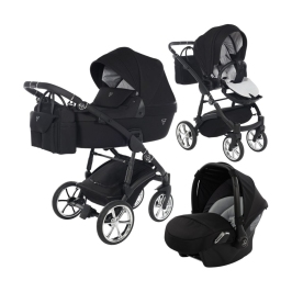 Junama Termo Line Tex 05 Black Bērnu rati 3in1