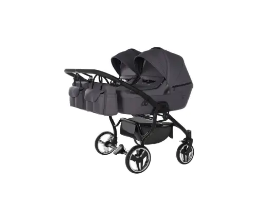 Junama Termo Line Tex Duo 02 Graphite grey Dvīņu rati 2in1
