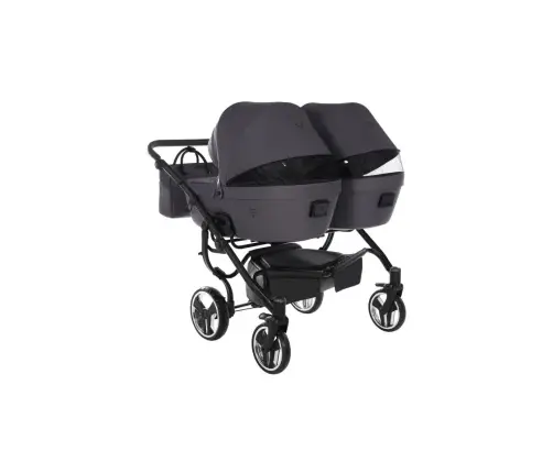 Junama Termo Line Tex Duo 02 Graphite grey Dvīņu rati 2in1