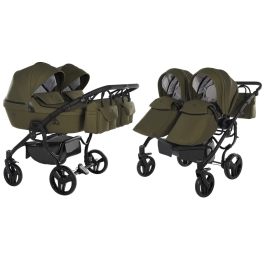 Junama Termo Line Tex Duo 03 Olive Dvīņu rati 2in1