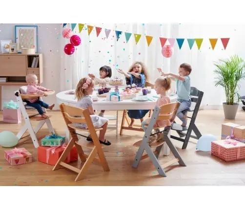 Kinderkraft Enock White 3in1 Barošanas krēsliņš