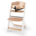 Kinderkraft Enock Wood white 3in1 Barošanas krēsliņš