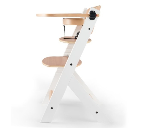Kinderkraft Enock Wood white 3in1 Barošanas krēsliņš