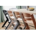 Kinderkraft Enock Wood white 3in1 Barošanas krēsliņš