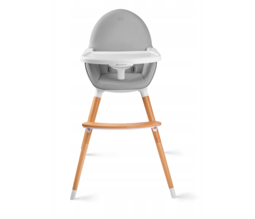 KinderKraft Fini Grey 2 in 1 Barošanas krēsls