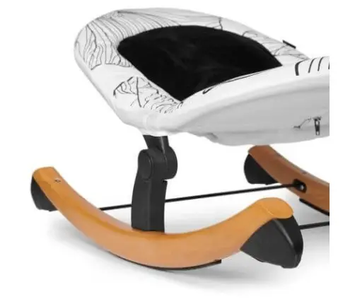 Kinderkraft Finio Black white Шезлонг