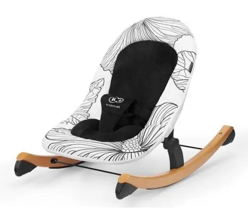 Kinderkraft Finio Black white Шезлонг