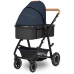 Lionelo Amber Bērnu Ratiņi 3in1 Blue Navy