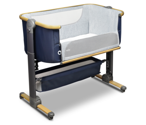 Lionelo TIMON 3in1 Navy Blue Bērnu Ceļojumu gulta Manēža
