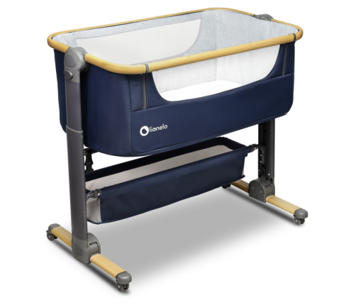 Lionelo TIMON 3in1 Navy Blue Bērnu Ceļojumu gulta Manēža