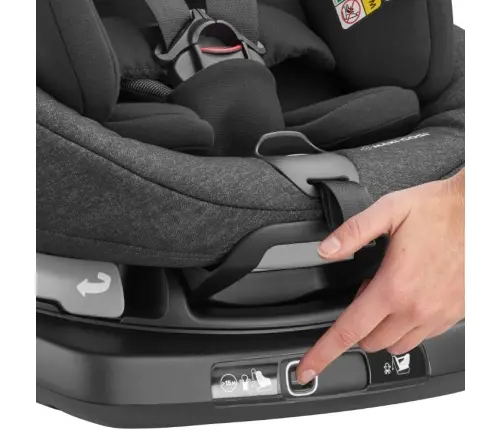 MAXI COSI AxissFix Plus Nomad Black Bērnu autosēdeklis 0-18 kg