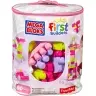 MEGA BLOCKS Konstruktors First Builders Building Pink DCH62, 80 gab.