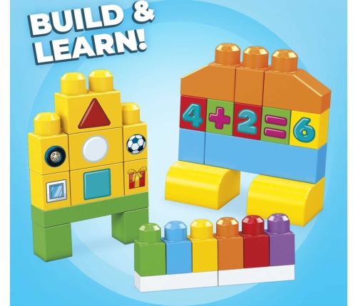 MEGA BLOCKS Konstruktors Let's Get Learning FVJ49, 150 gab.