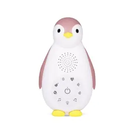 Nakts lampa ar baltu troksni Bezvadu Bluetooth skaļrunis 3in1 Zazu Penguin Zoe Pink