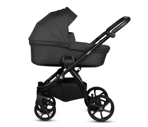 Tutis Leo Black 020 Bērnu Ratiņi 2in1