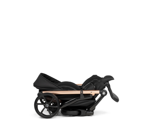 Tutis Leo Black 201 Bērnu rati 2in1