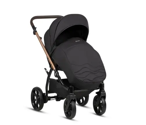 Tutis Leo+ Black 201 Bērnu rati 2in1