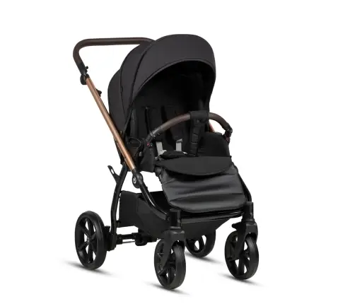 Tutis Leo+ Black 201 Bērnu rati 2in1