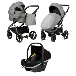 Tutis Leo Grey 108 3-in-1 Baby Stroller
