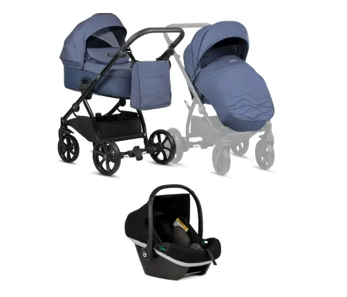 Tutis Leo Indigo 286 Bērnu rati 3in1