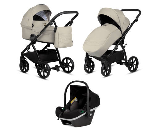 Tutis Leo Warm Grey 068 Vaikiškas vežimėlis 3in1