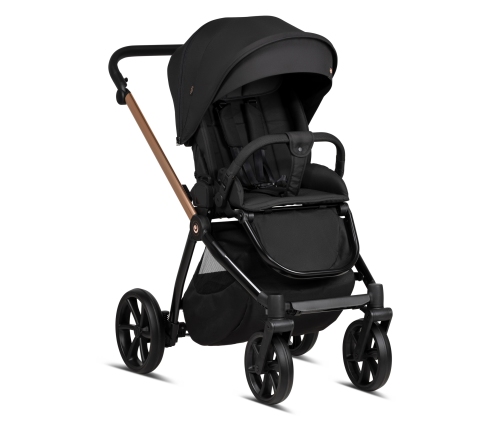 Tutis Mio 3 + BLACK EDITION Rose Gold 292 Bērnu rati 2in1