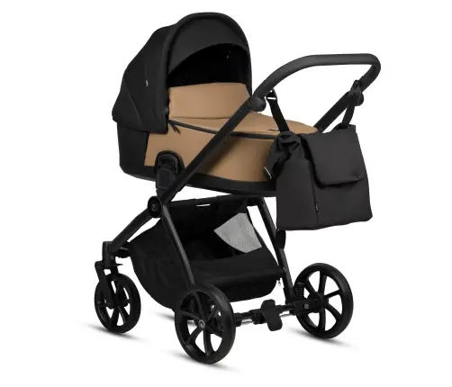 Tutis Mio 3 + LEATHER Beige 180 Vaikiškas vežimėlis 3in1