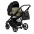 Tutis Mio 3 + LEATHER Olive 025 2-in-1 Baby Stroller