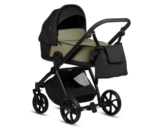 Tutis Mio 3 + LEATHER Olive 025 Детская коляска 2в1