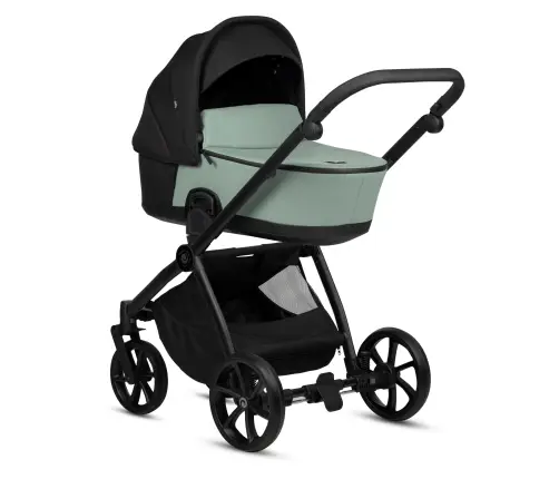 Tutis Mio 3+ LEATHER Sage 039 Vaikiškas vežimėlis 2in1