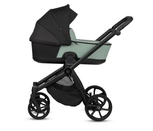 Tutis Mio 3+ LEATHER Sage 039 Vaikiškas vežimėlis 2in1