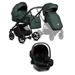 Tutis Mio 3 + Pacific Green 240 3-in-1 Baby Stroller