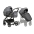 Tutis Uno 5 Plus Earth Grey 022 2-in-1 Baby Stroller